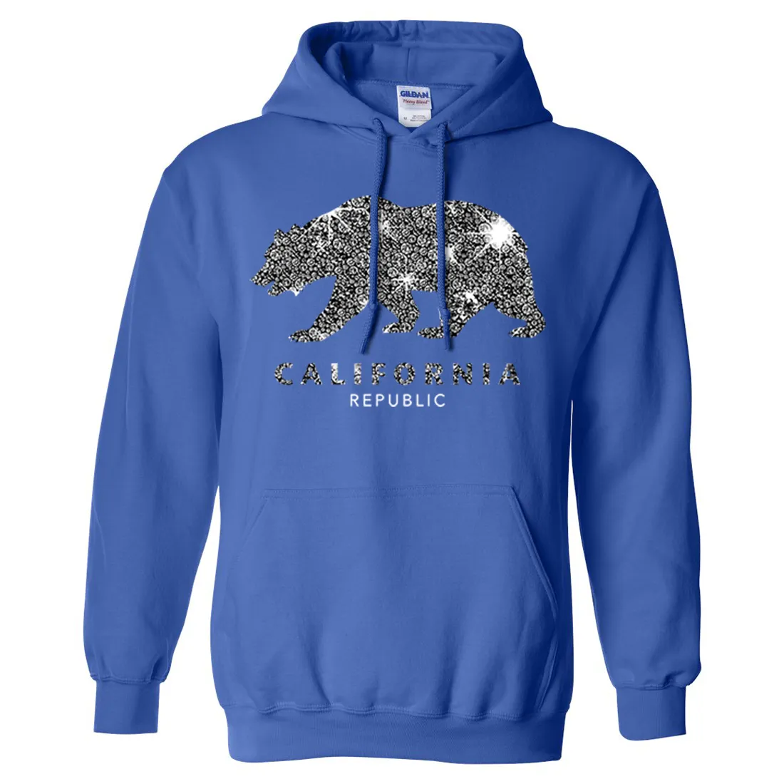California Republic Sparkle Sweatshirt Hoodie