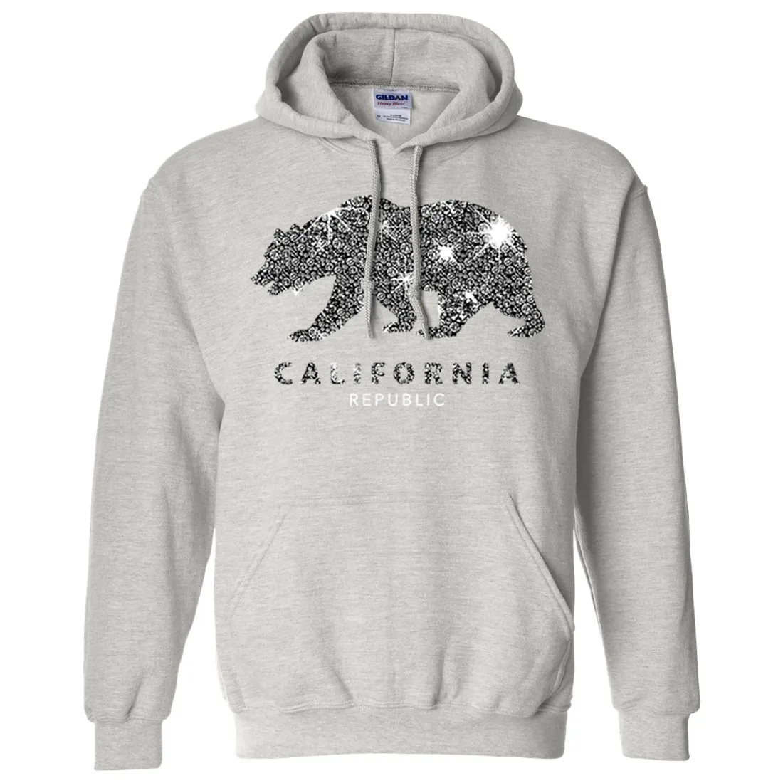 California Republic Sparkle Sweatshirt Hoodie