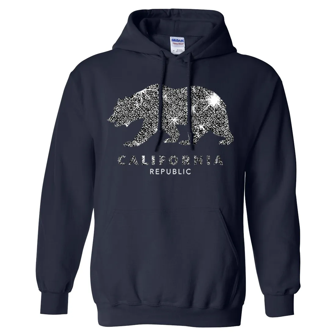 California Republic Sparkle Sweatshirt Hoodie