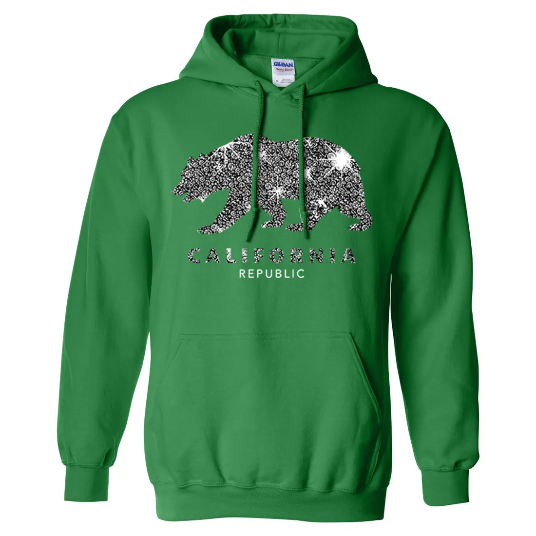 California Republic Sparkle Sweatshirt Hoodie