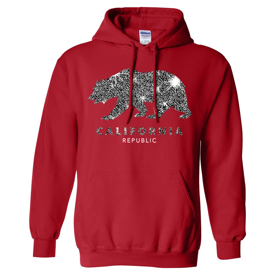 California Republic Sparkle Sweatshirt Hoodie