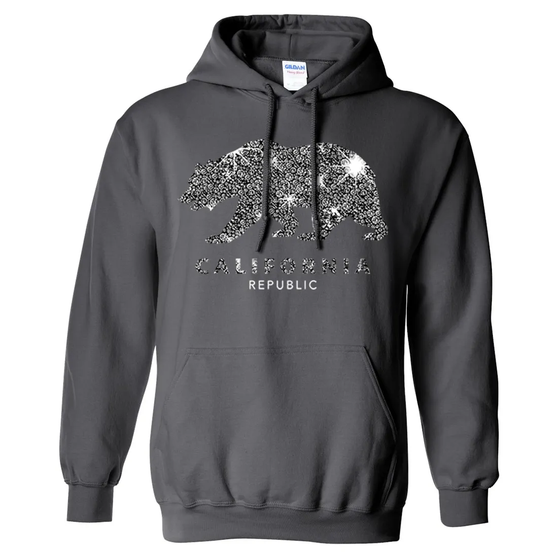 California Republic Sparkle Sweatshirt Hoodie