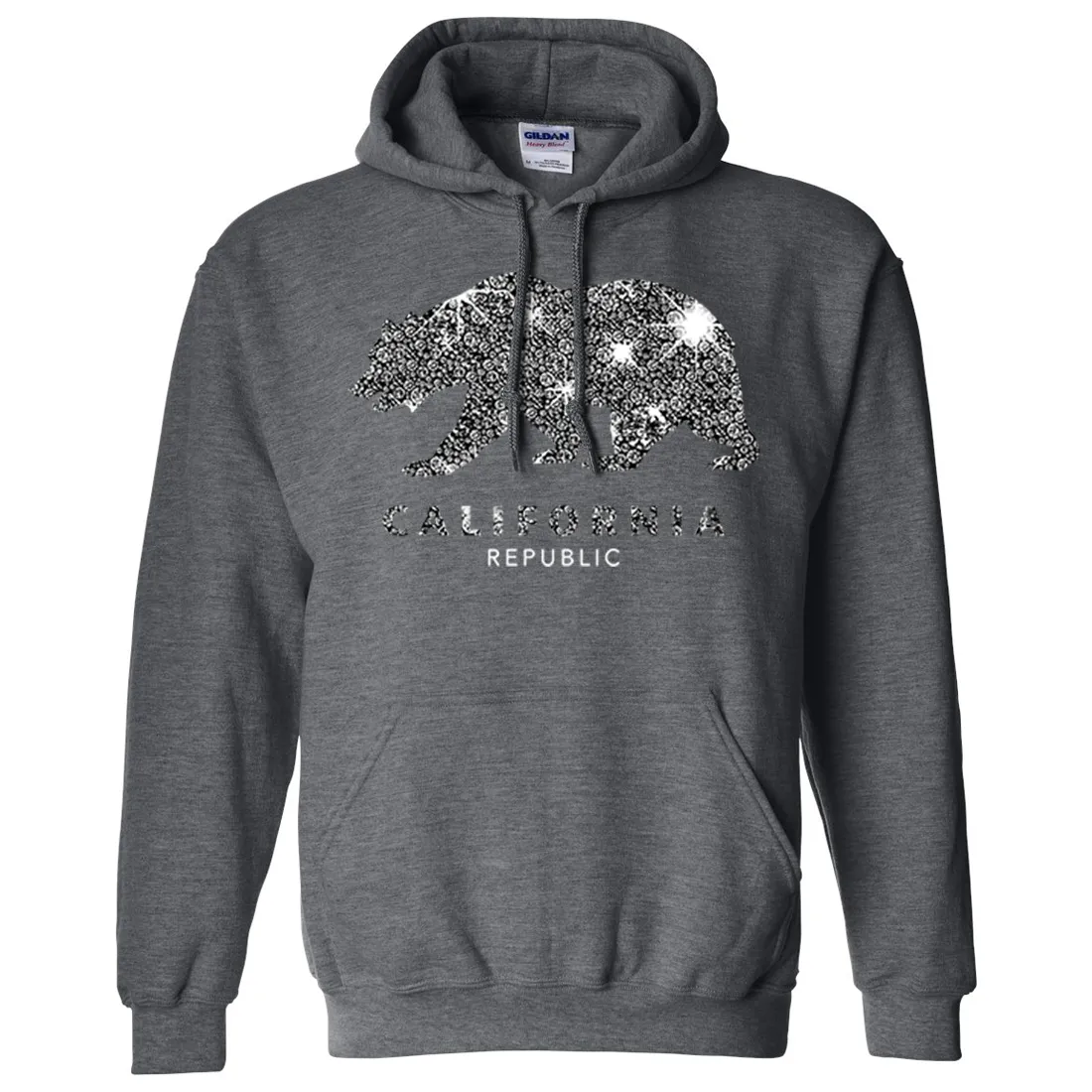 California Republic Sparkle Sweatshirt Hoodie