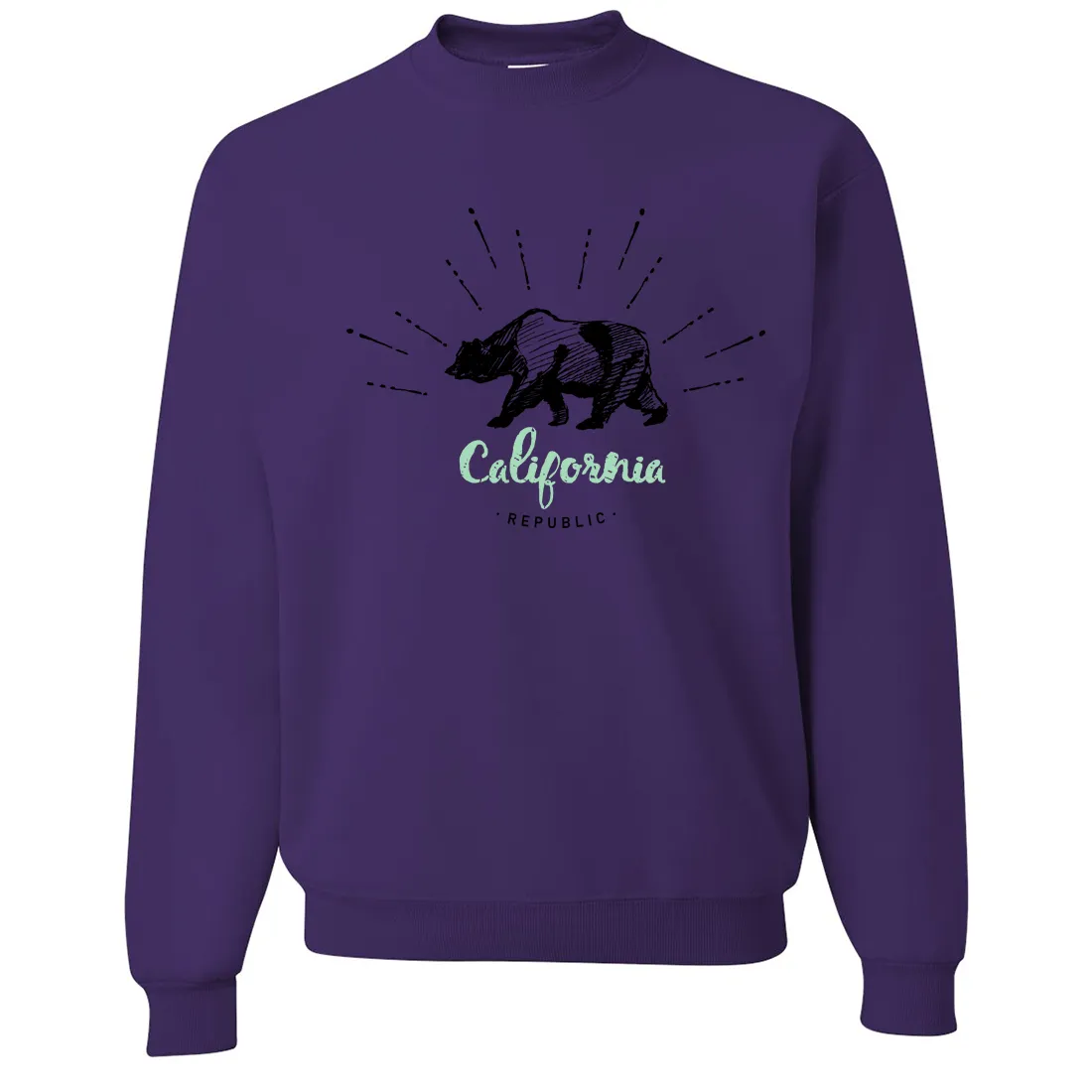 California Republic Stencil Crewneck Sweatshirt