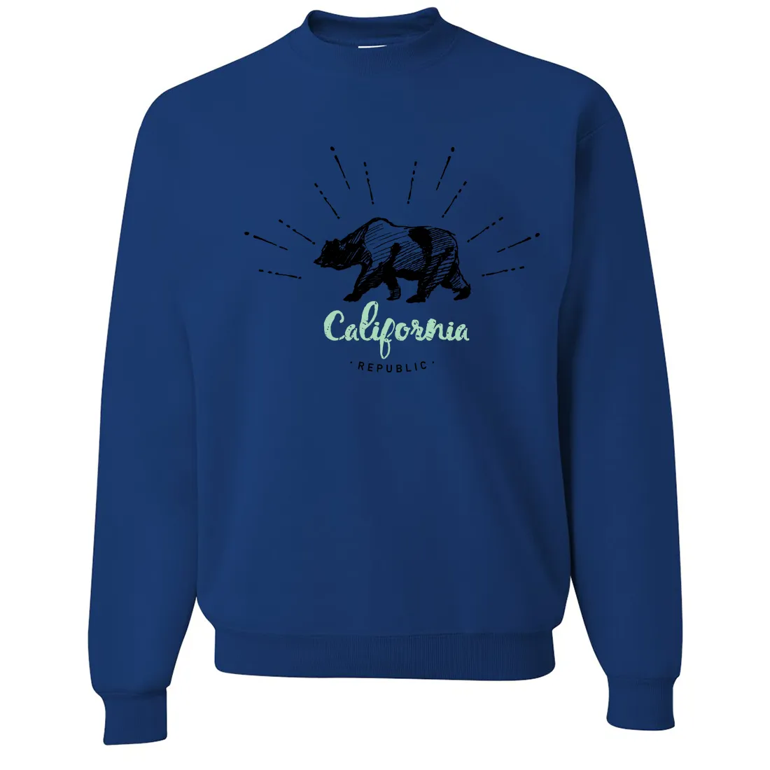 California Republic Stencil Crewneck Sweatshirt