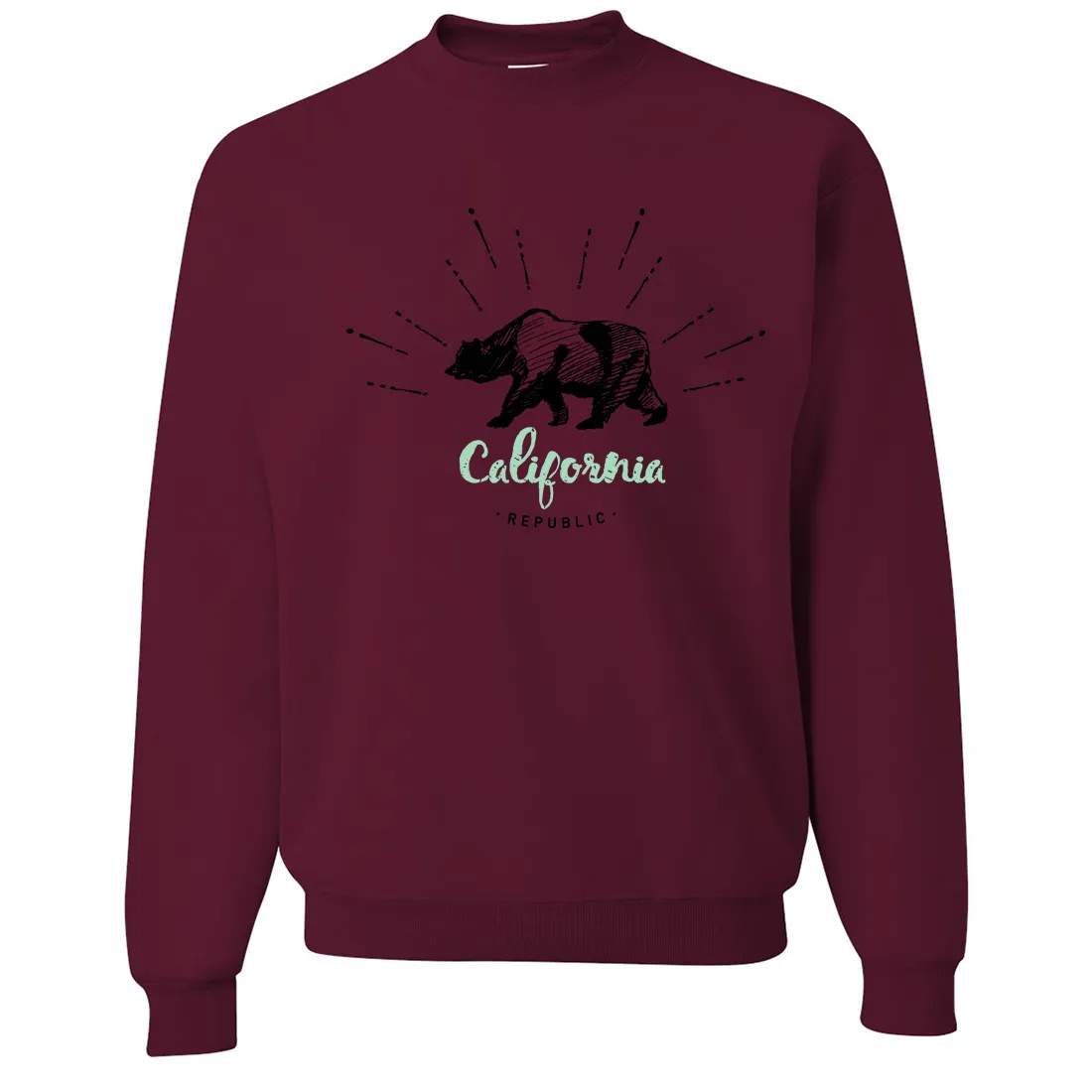 California Republic Stencil Crewneck Sweatshirt