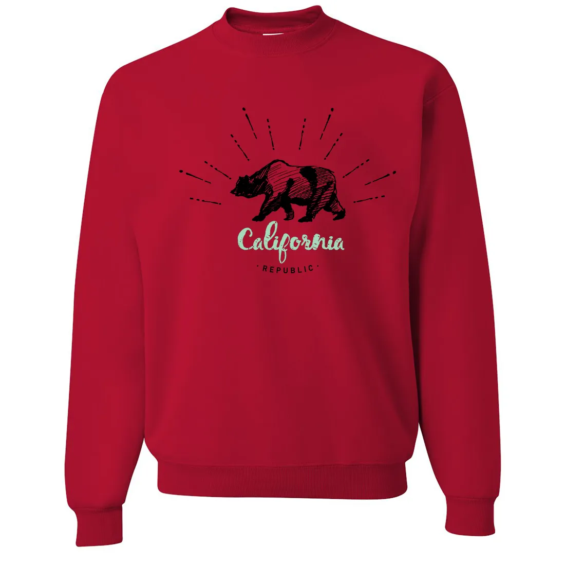 California Republic Stencil Crewneck Sweatshirt