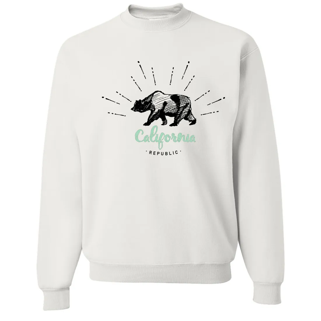 California Republic Stencil Crewneck Sweatshirt
