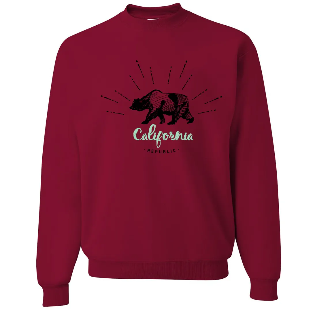 California Republic Stencil Crewneck Sweatshirt