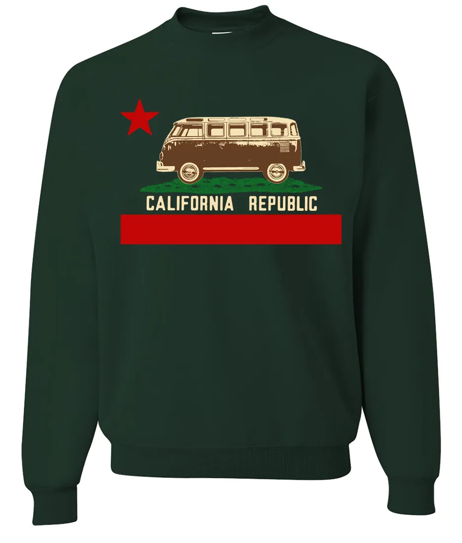 California Republic Vintage Van Crewneck Sweatshirt
