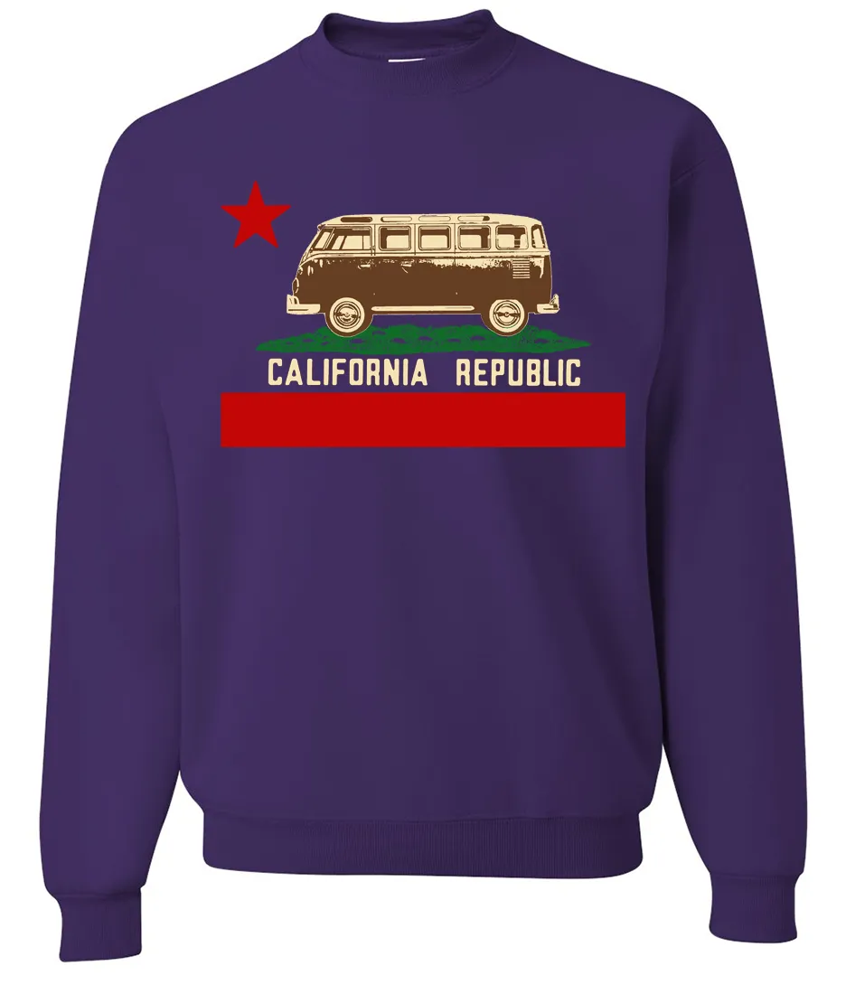 California Republic Vintage Van Crewneck Sweatshirt