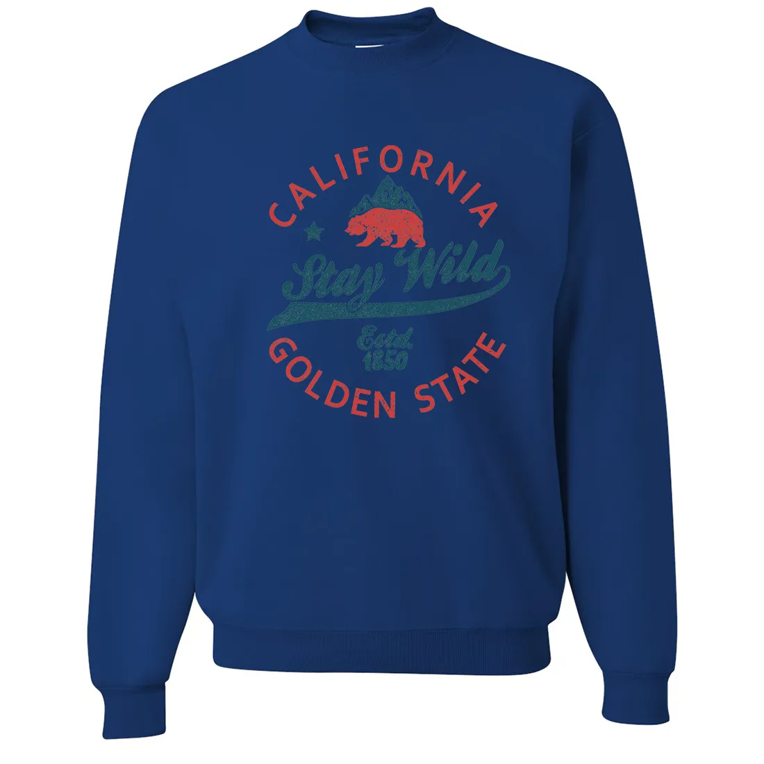 California Stay Wild Crewneck Sweatshirt