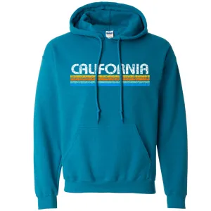 California Vintage Stripe Sweatshirt Hoodie
