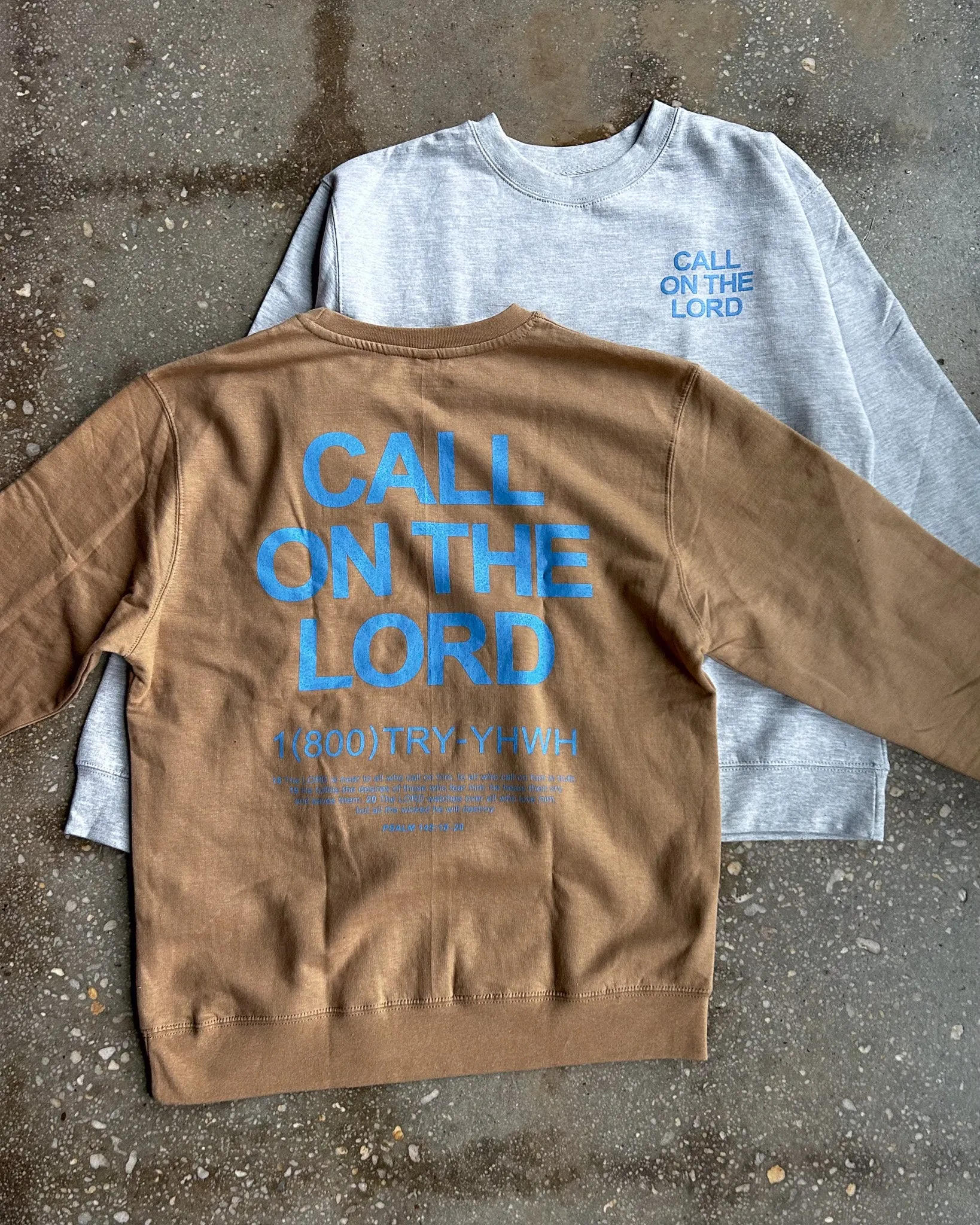 Call on The Lord Adult Drop Shoulder Sweatshirt