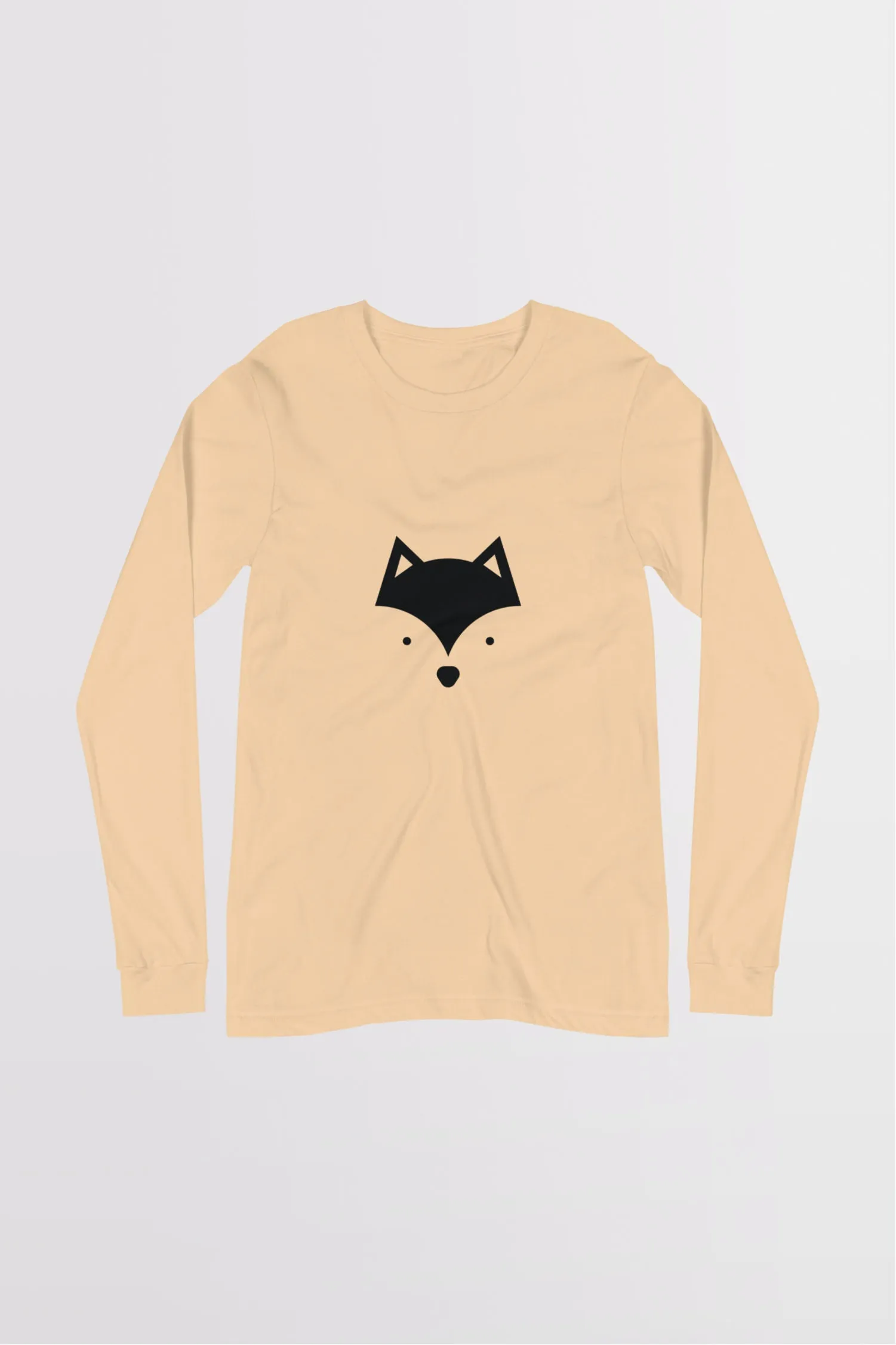 Camiseta de manga larga de lobo
