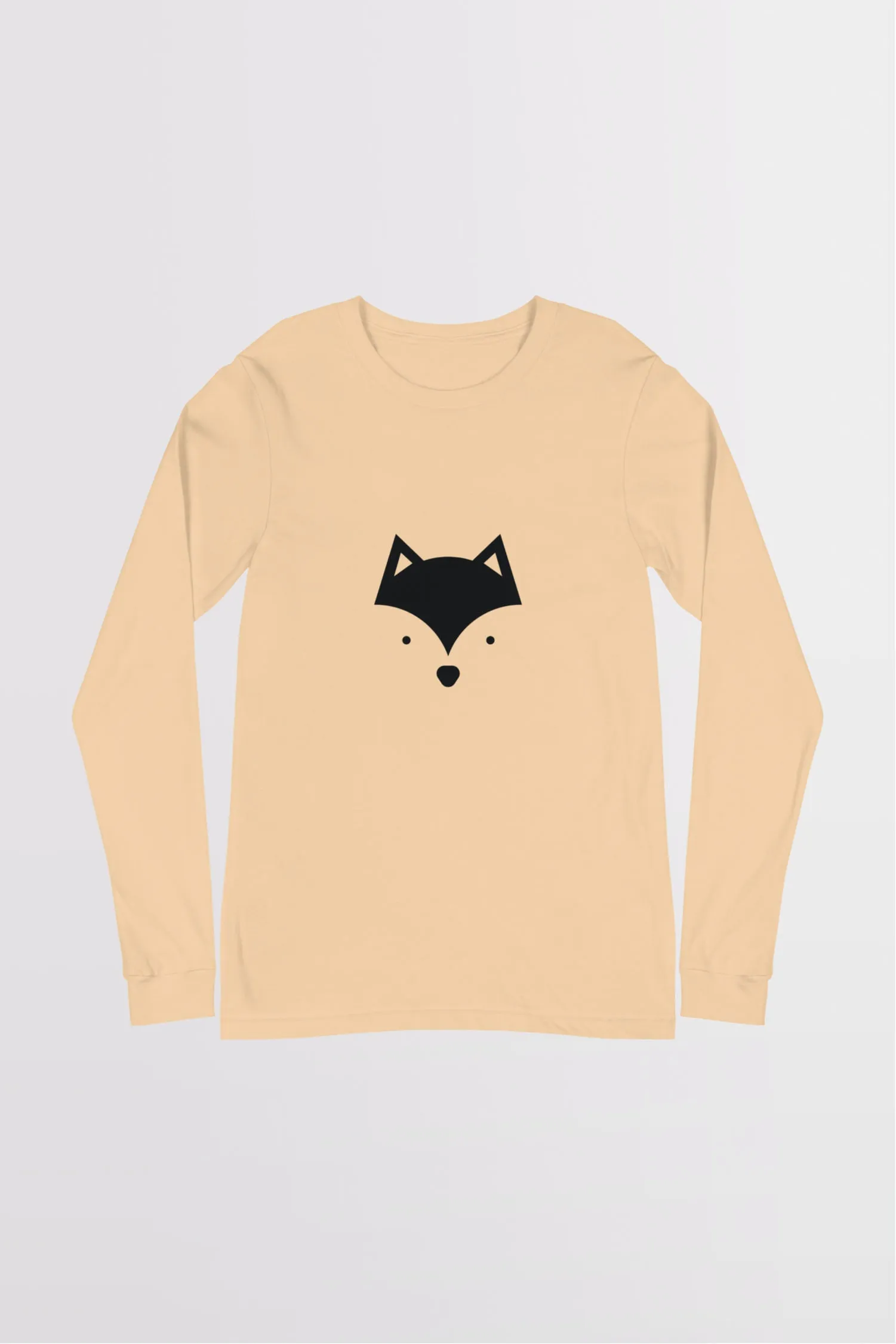 Camiseta de manga larga de lobo