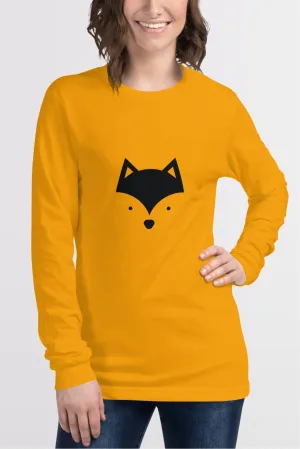Camiseta de manga larga de lobo