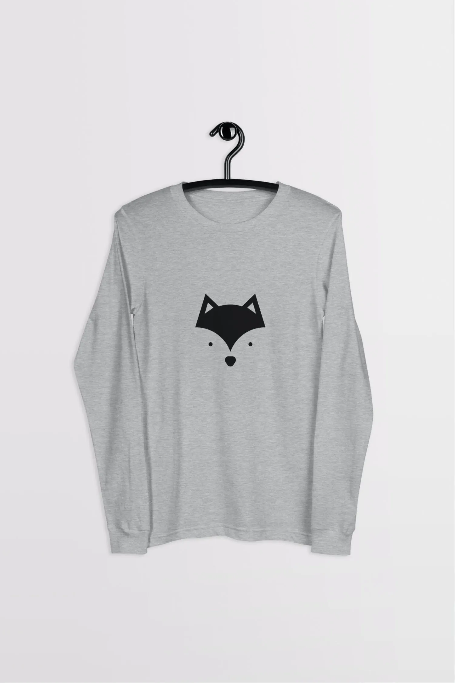Camiseta de manga larga de lobo