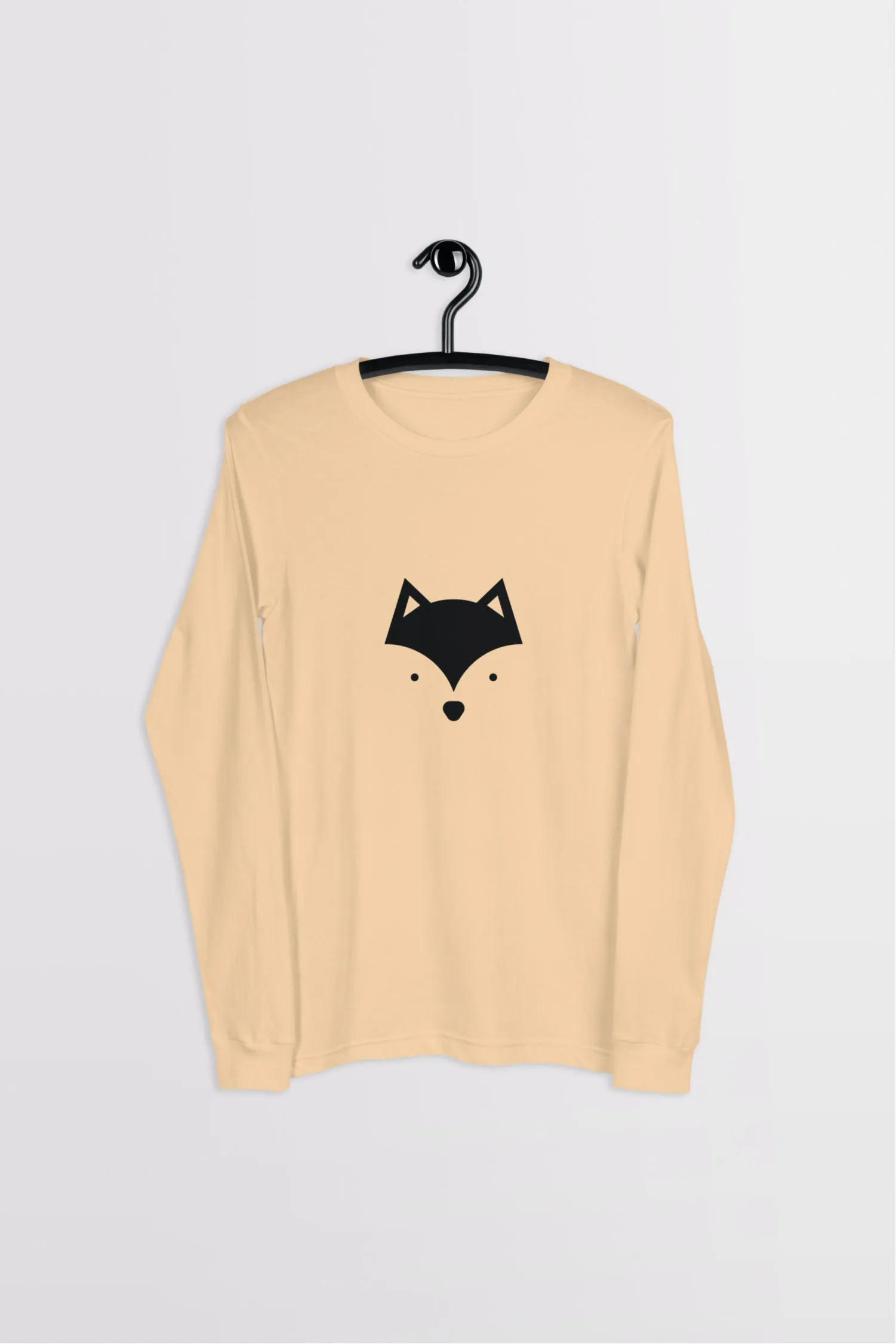 Camiseta de manga larga de lobo