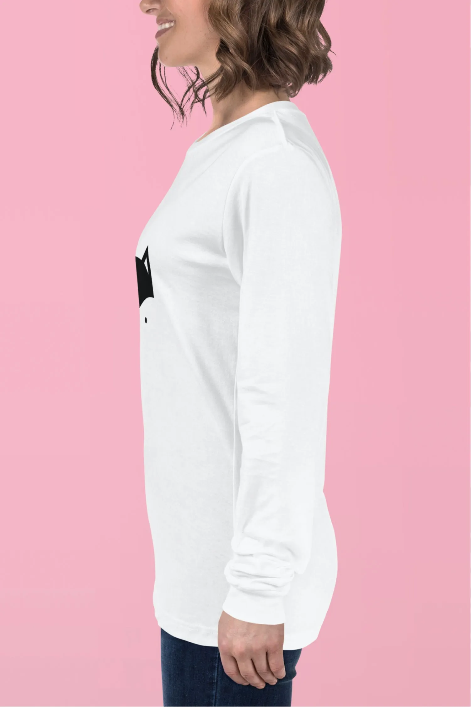 Camiseta de manga larga de lobo