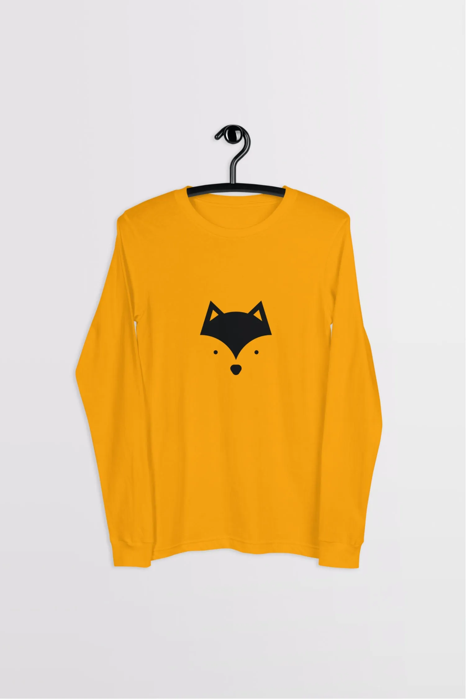 Camiseta de manga larga de lobo
