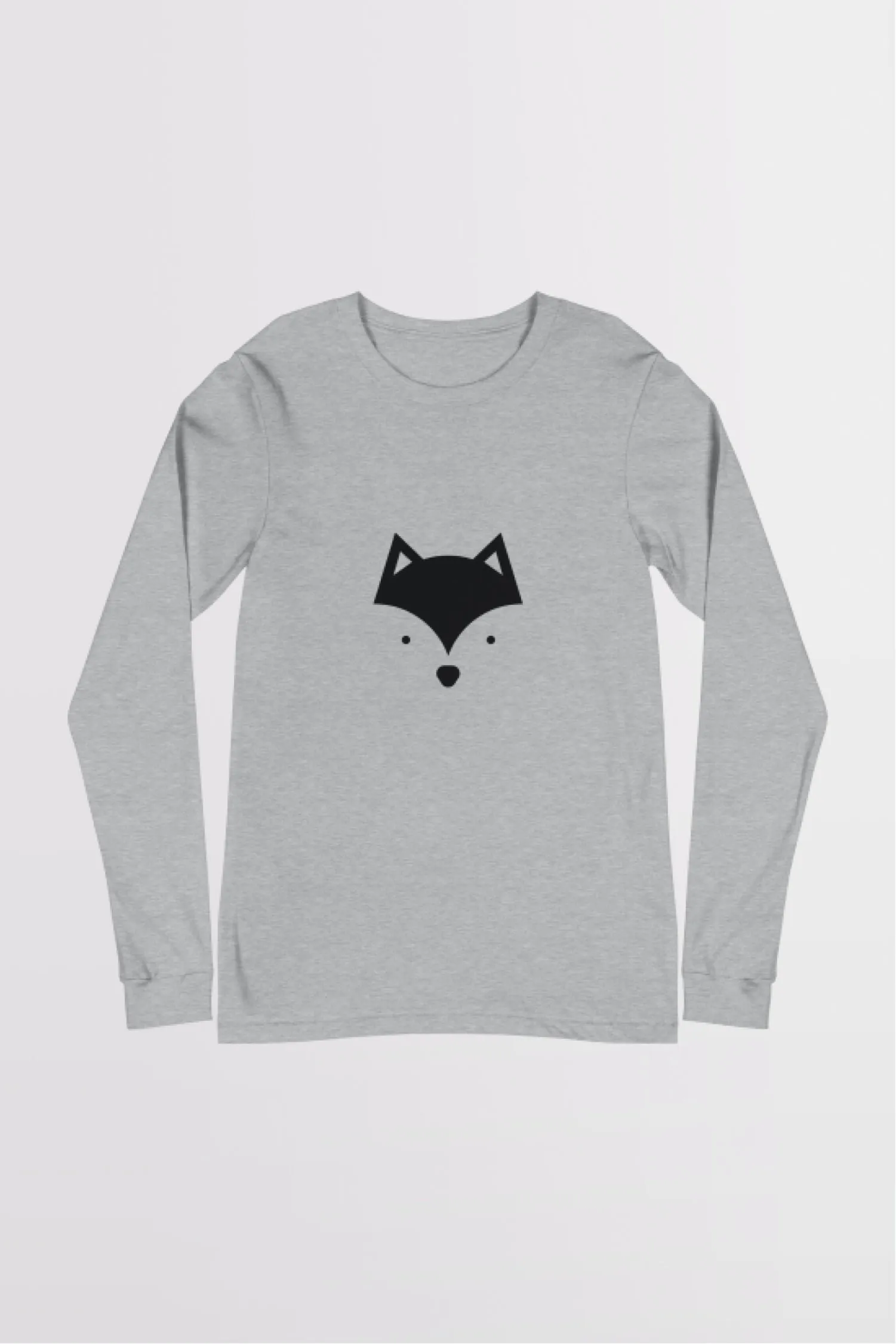 Camiseta de manga larga de lobo