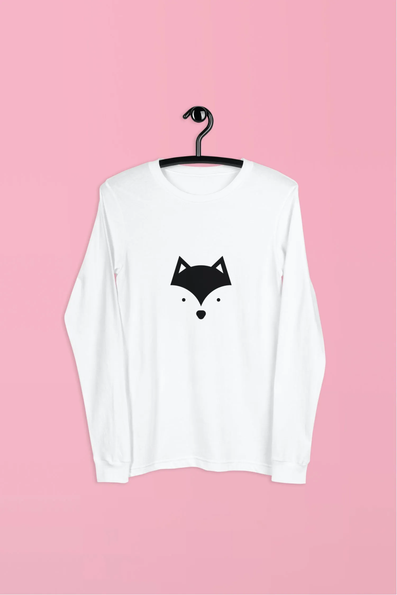 Camiseta de manga larga de lobo