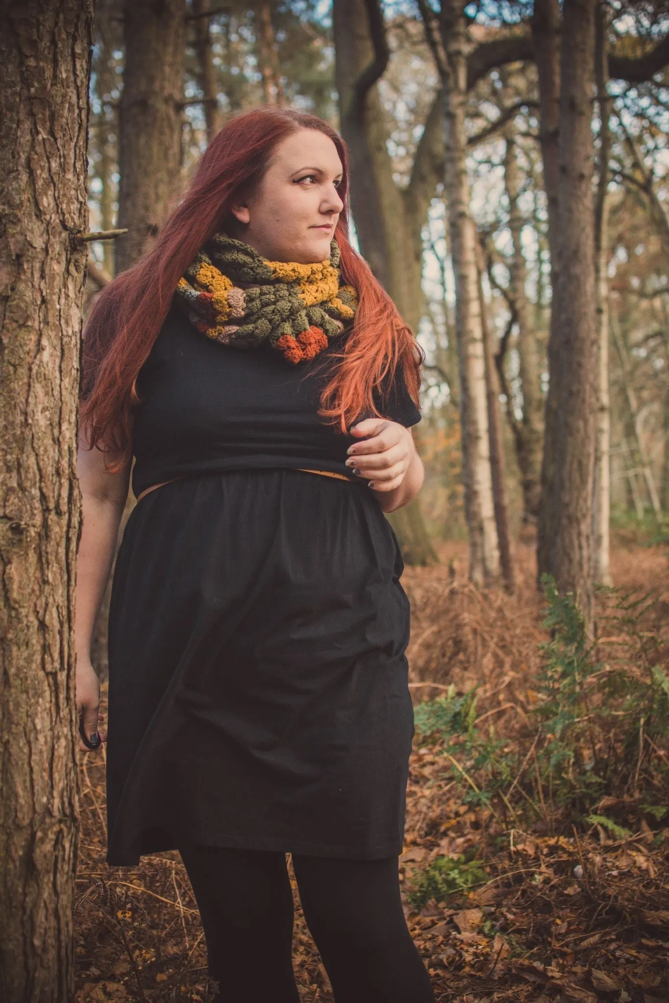 Casey Black Breastfeeding Skater Dress