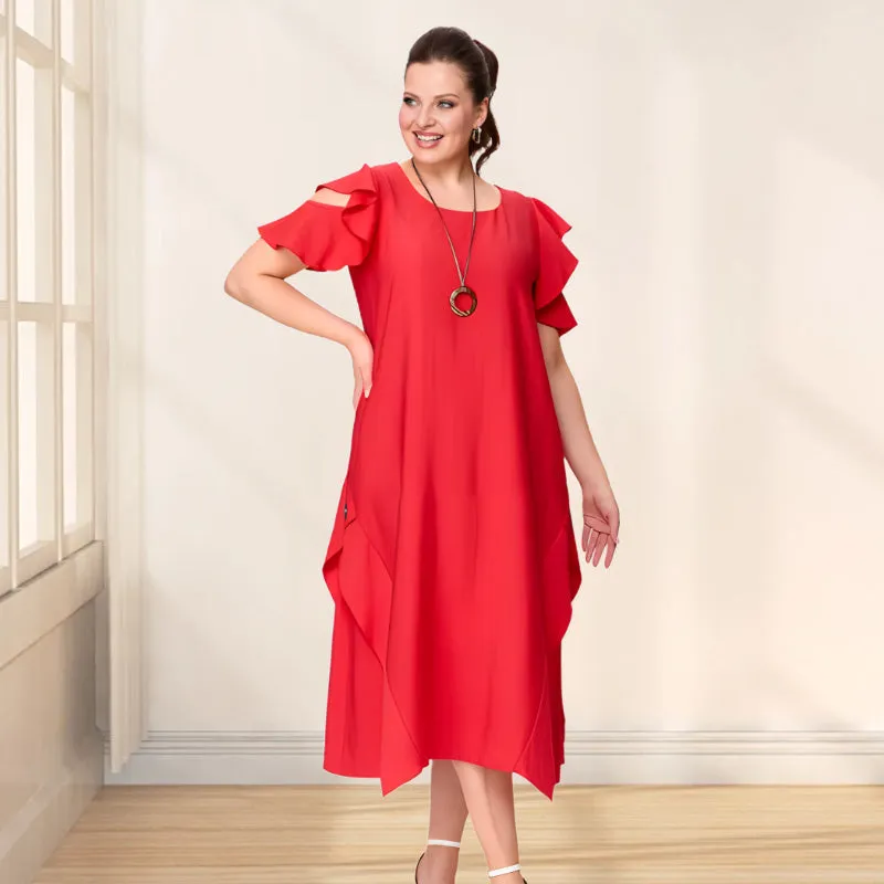 Casey | Relaxed Fit Dress with Flirty Sleeves