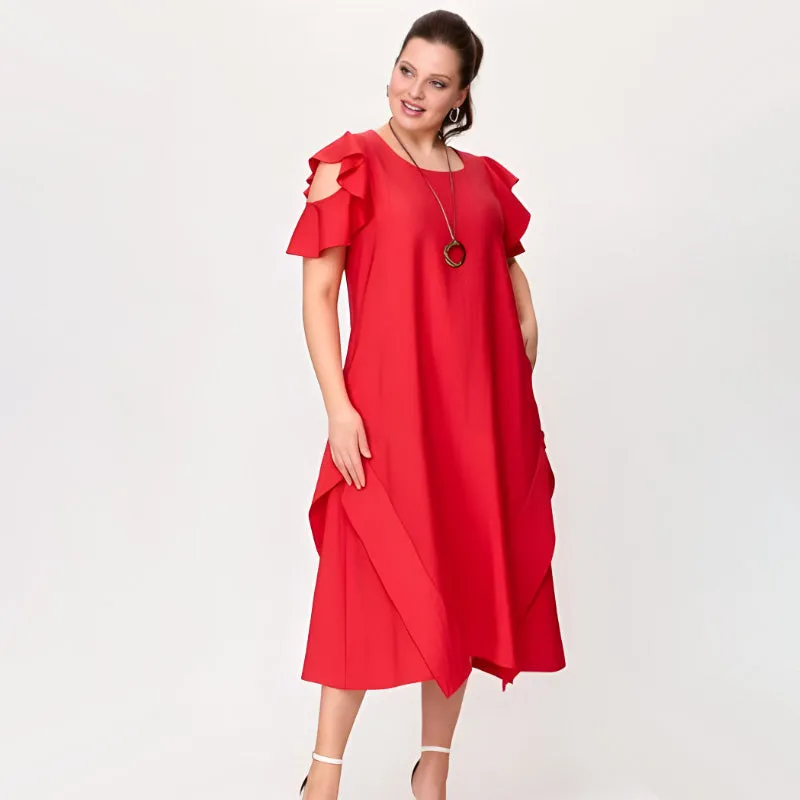 Casey | Relaxed Fit Dress with Flirty Sleeves