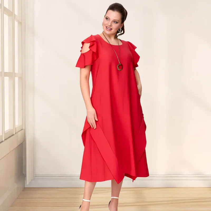 Casey | Relaxed Fit Dress with Flirty Sleeves