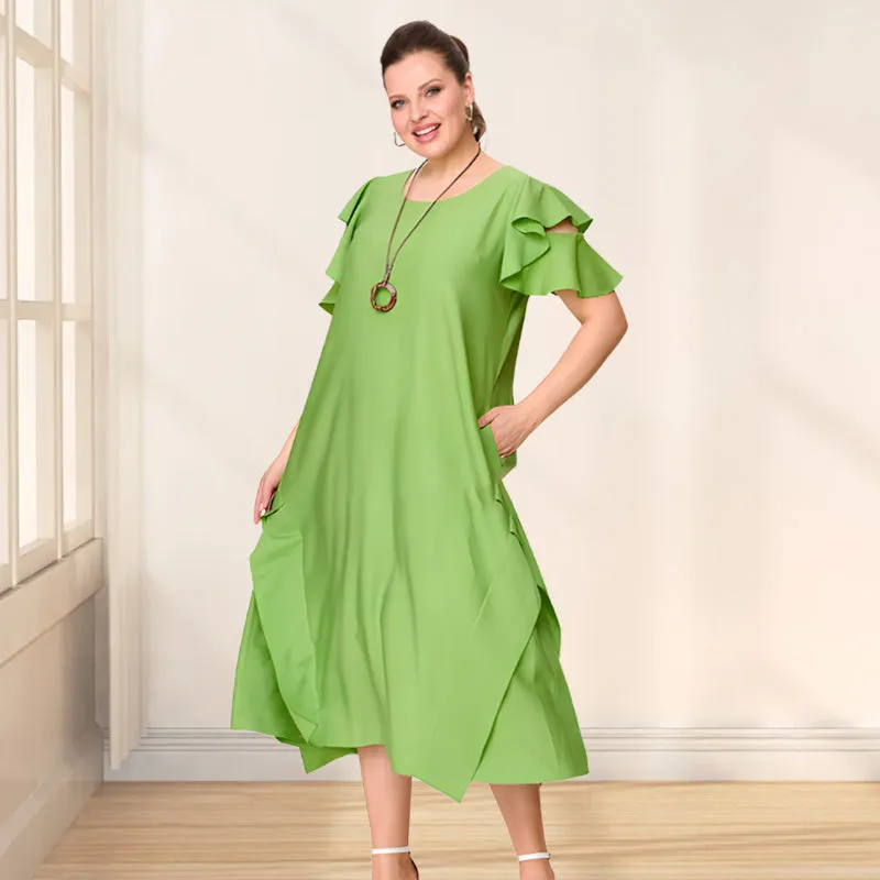 Casey | Relaxed Fit Dress with Flirty Sleeves