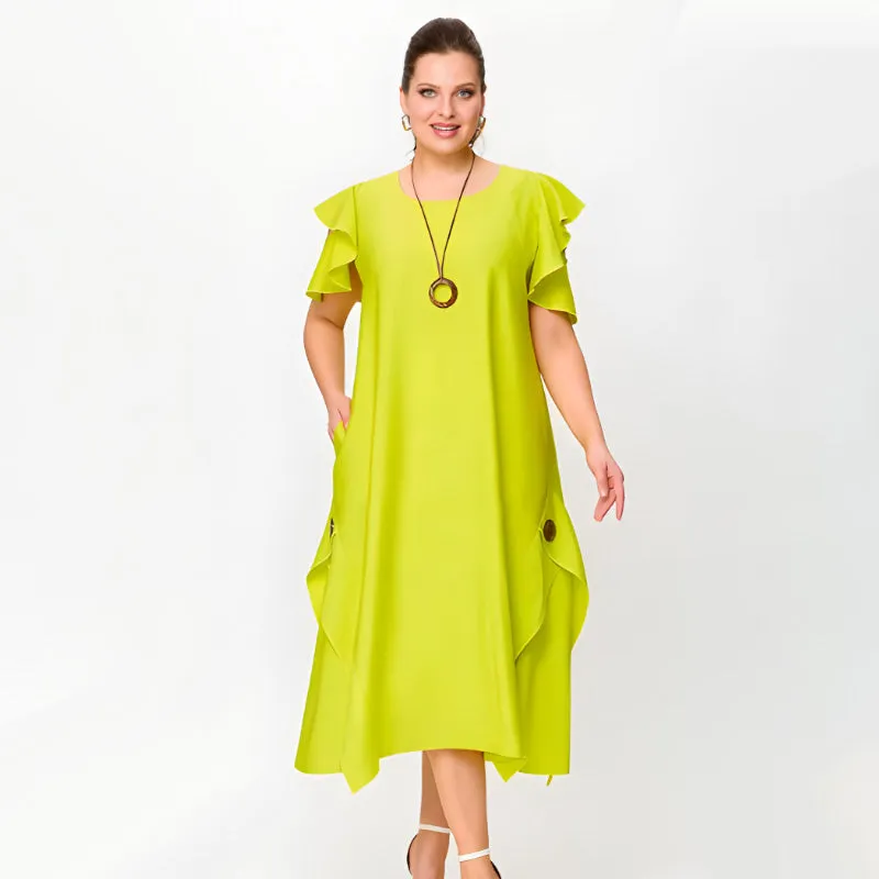 Casey | Relaxed Fit Dress with Flirty Sleeves
