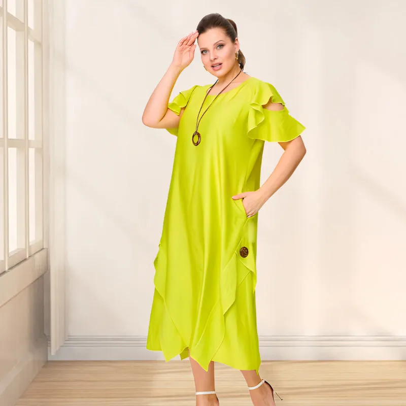 Casey | Relaxed Fit Dress with Flirty Sleeves