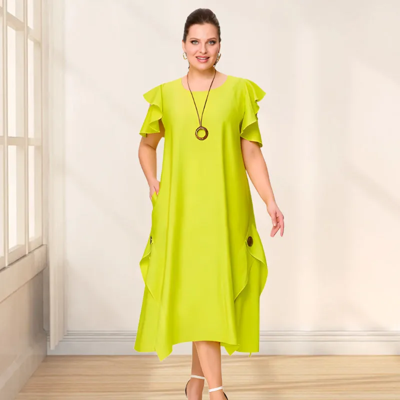 Casey | Relaxed Fit Dress with Flirty Sleeves