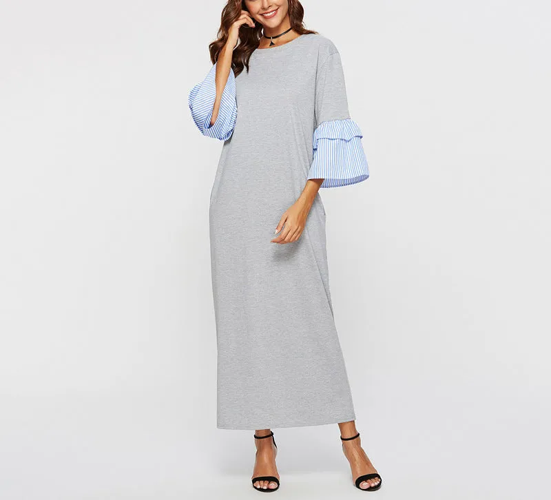 Casual Long Sleeve Loose Dress