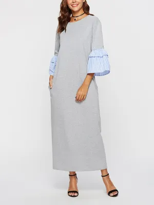 Casual Long Sleeve Loose Dress