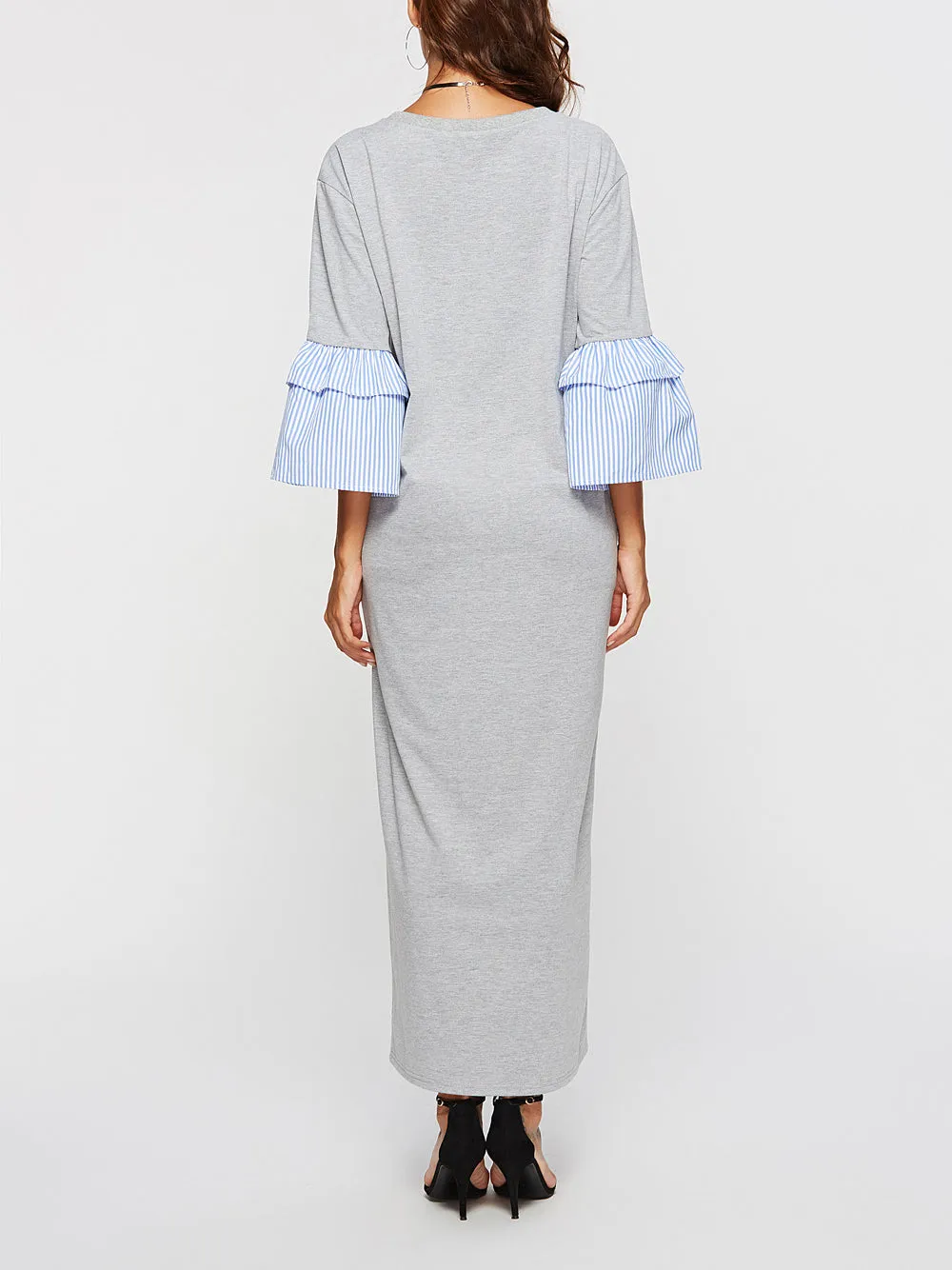 Casual Long Sleeve Loose Dress