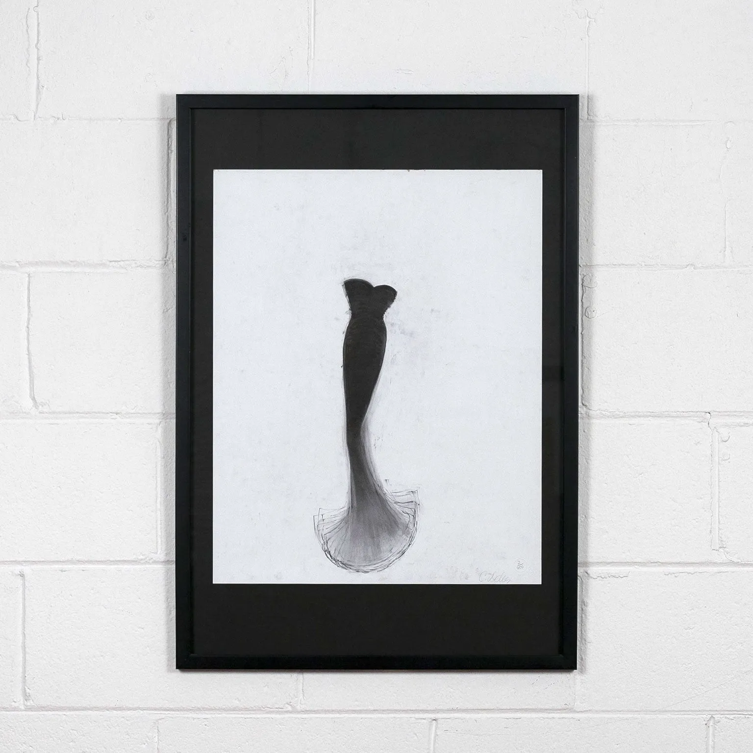 CATHY DALEY "LITTLE BLACK DRESS" LITHO, 2001