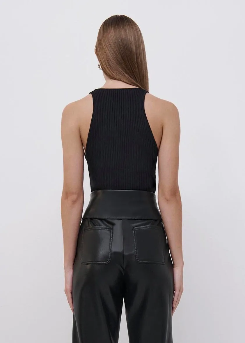 Cecilia Crop Top (Black)