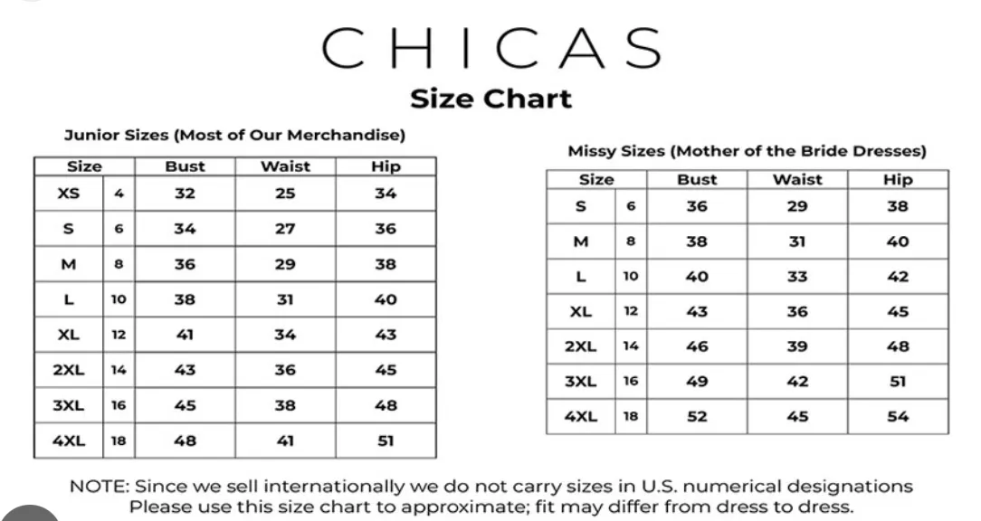 Chicas Evening Gown YG5011