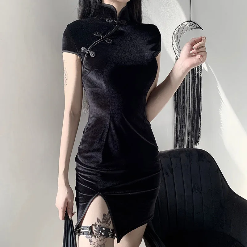 Chinese cheongsam dress yc23755