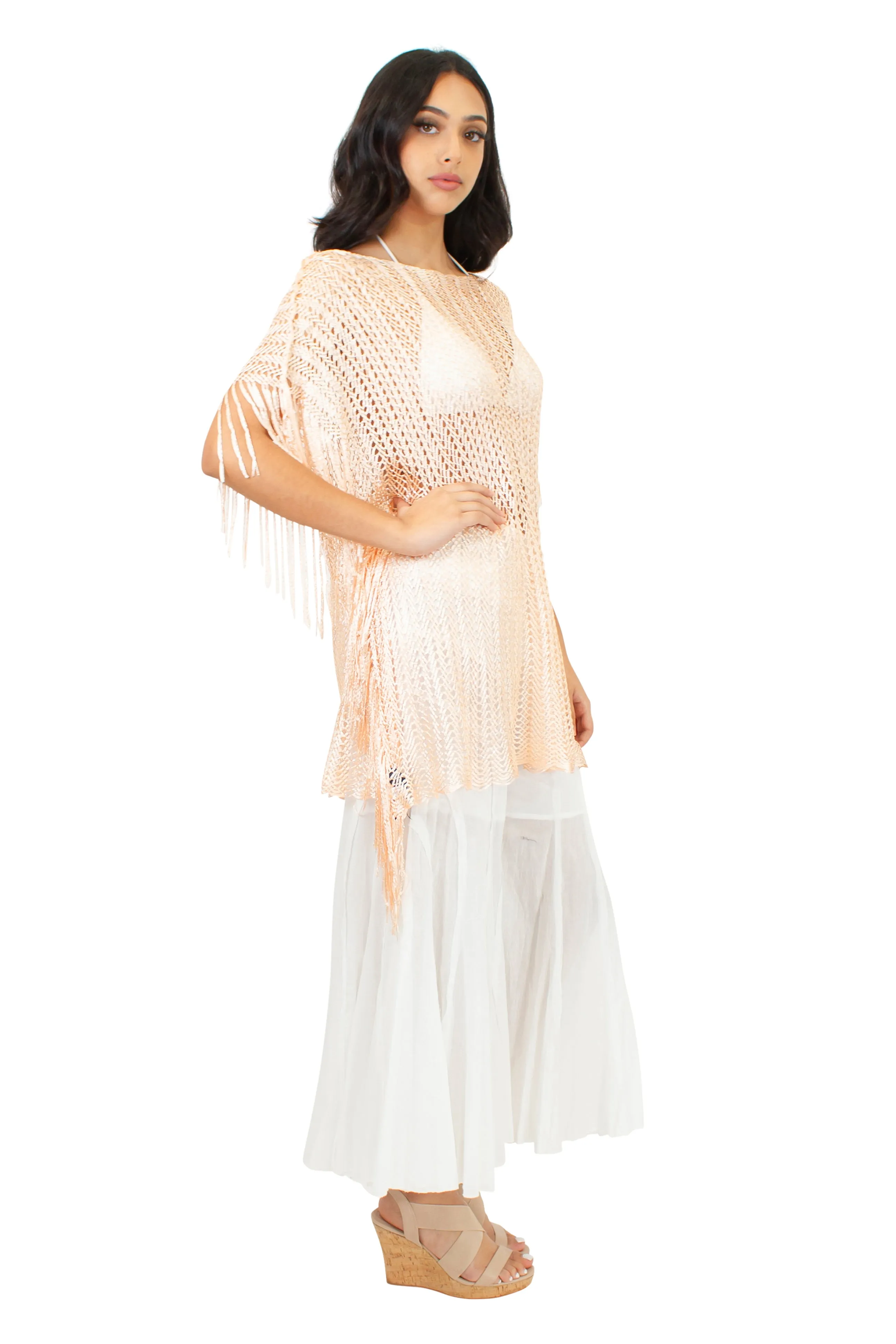 CHJ-4-210 Top in Light Peach