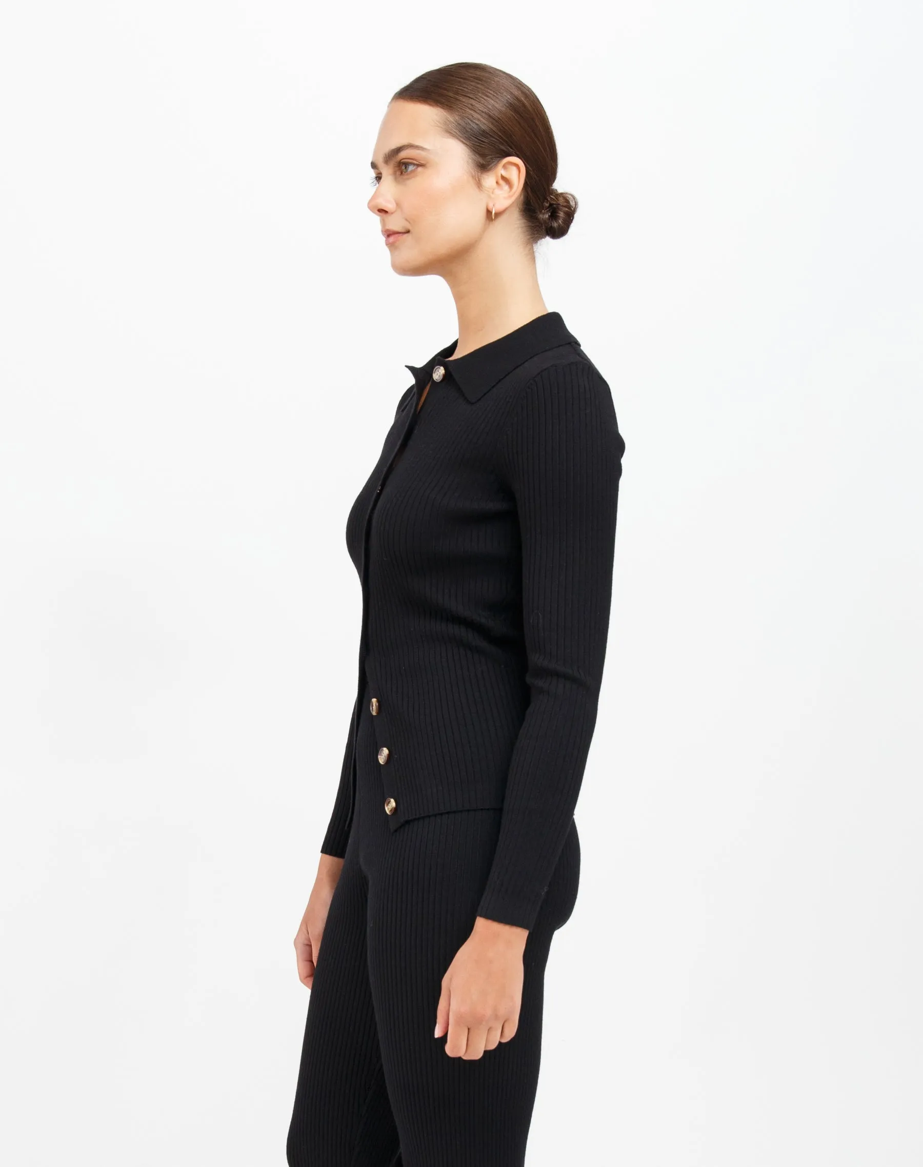 Christy Knit Button Up