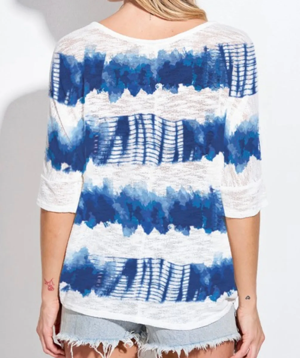 City Lights Blouse in Blue