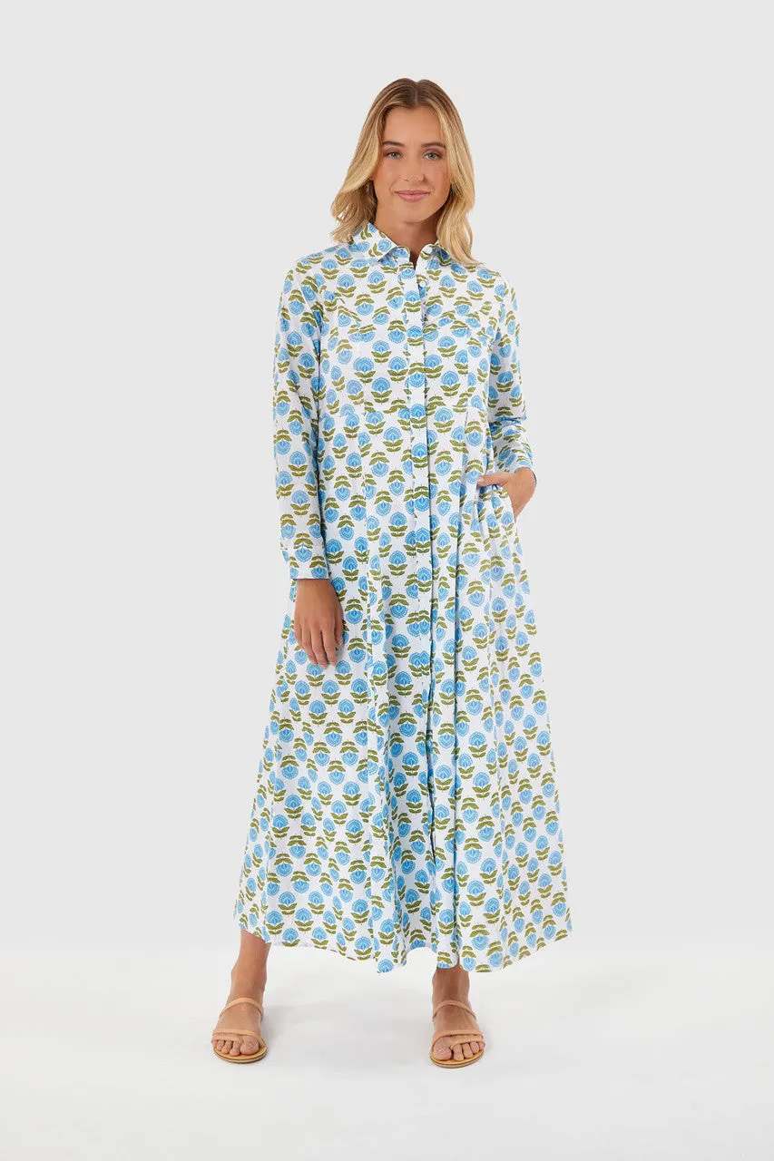 Classic Shirtdress (Liv Blue)