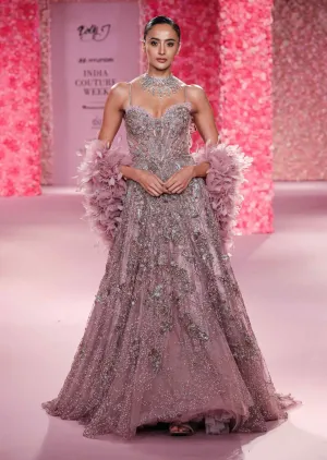 Colette mauve pink ball gown