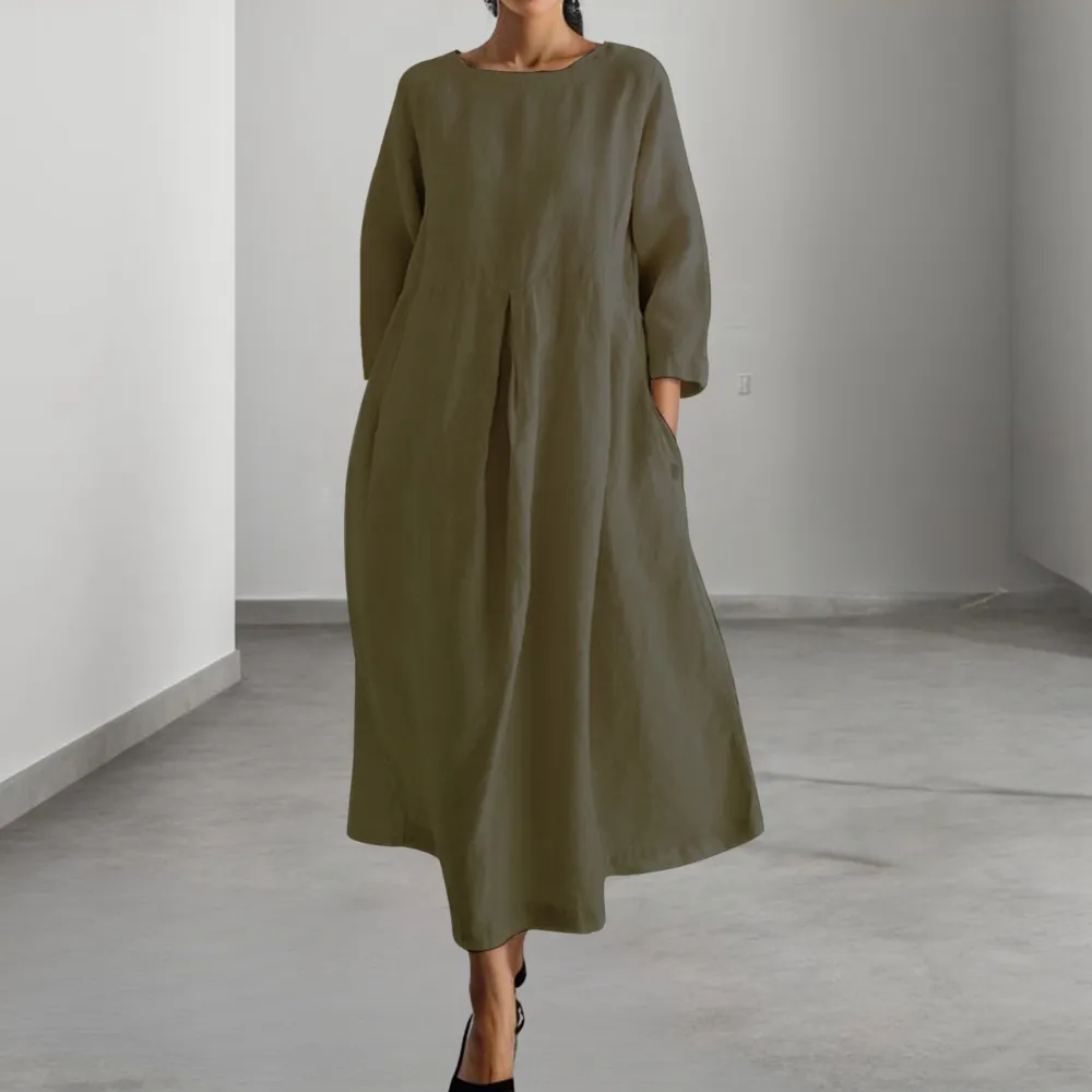 Comfortable loose-fitting women's dress