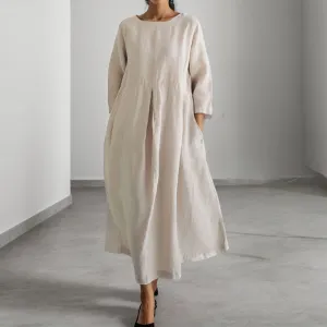 Comfortable loose-fitting women's dress