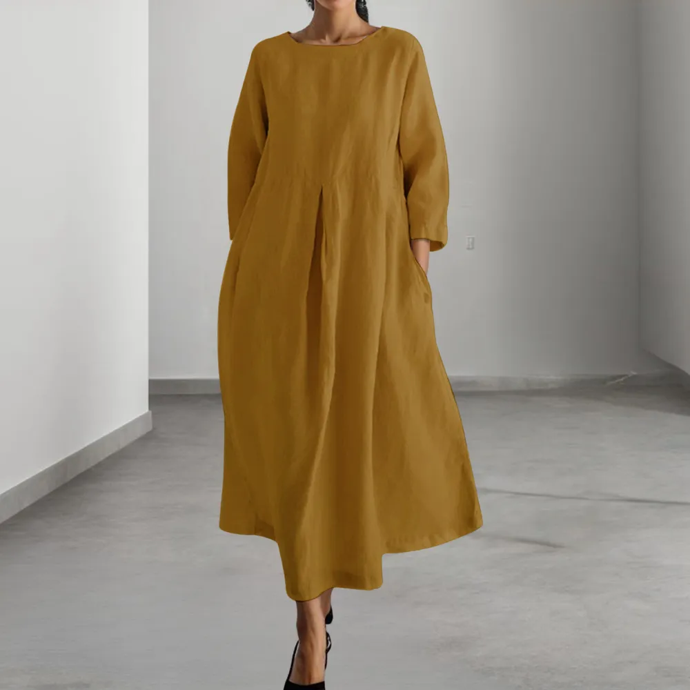 Comfortable loose-fitting women's dress